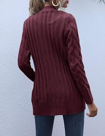 Drune | Warme Wollstrickjacke