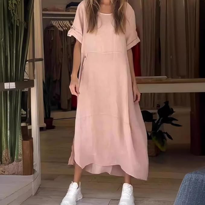Drune | Leinen Baumwolle Kleid
