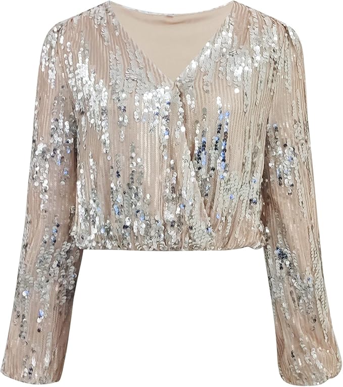 Drune | Stilvolle Herbst Klassische Silber Bluse Mit Langen Ärmeln Für Frauen