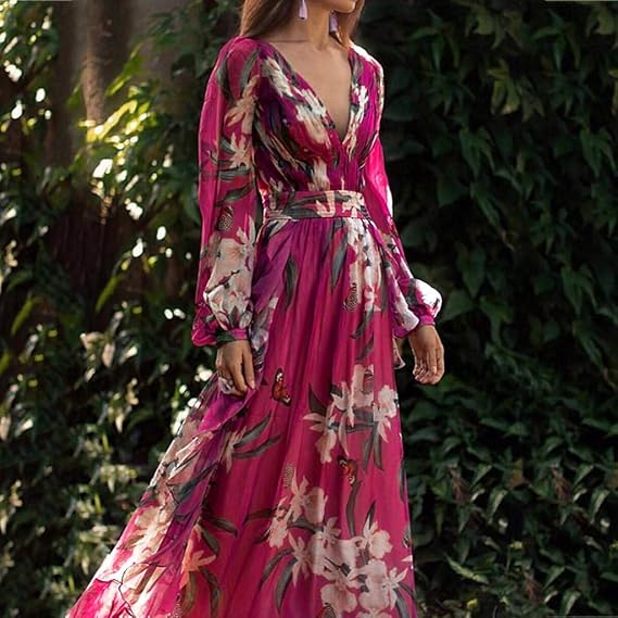 Drune | Hochwertige Elegantes Maxikleid Mode für Frauen