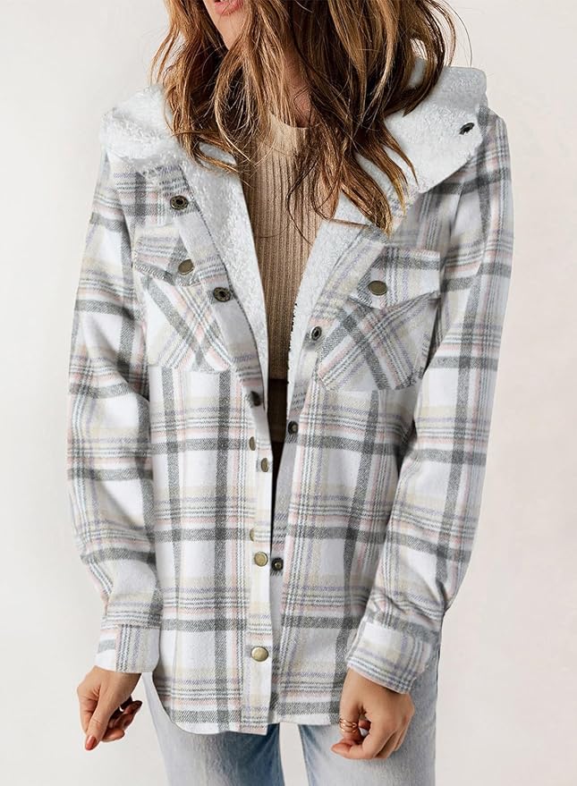 Drune | Kariertes Futter Hemdjacke