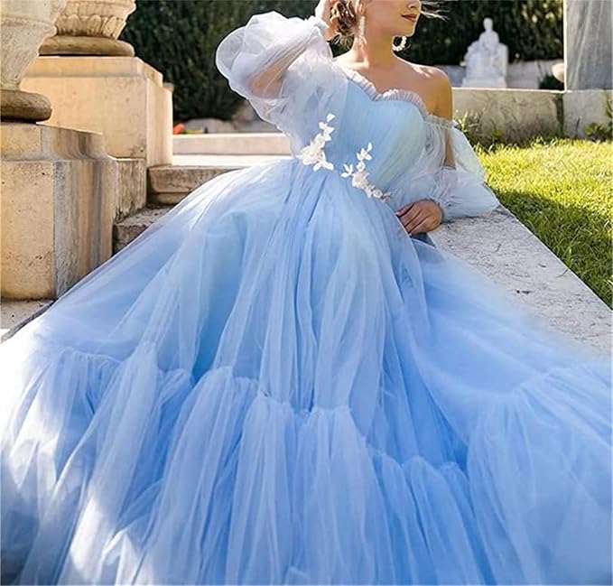 Drune | Elegantes Formelles Einfarbiges Patchwork Off-Shoulder Abendkleid Kleider - 3 Farben
