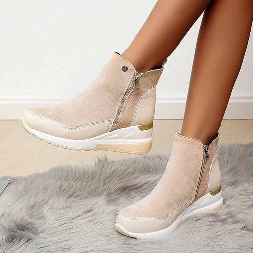 Drune | Damen Orthopädische Knöchelstiefel