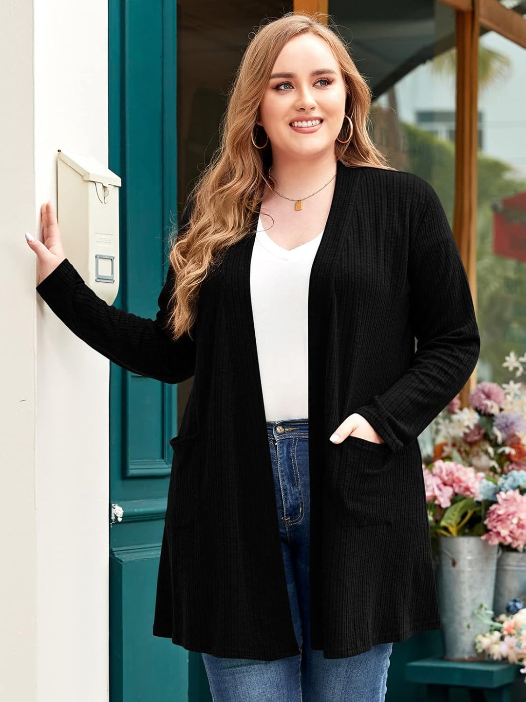 Drune | Strickjacke offen für Damen