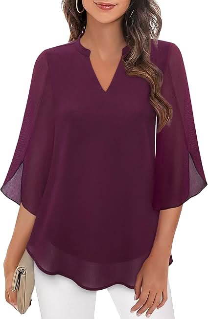 Drune | Schicke Schichtbluse mit schmeichelhaftem Schnitt