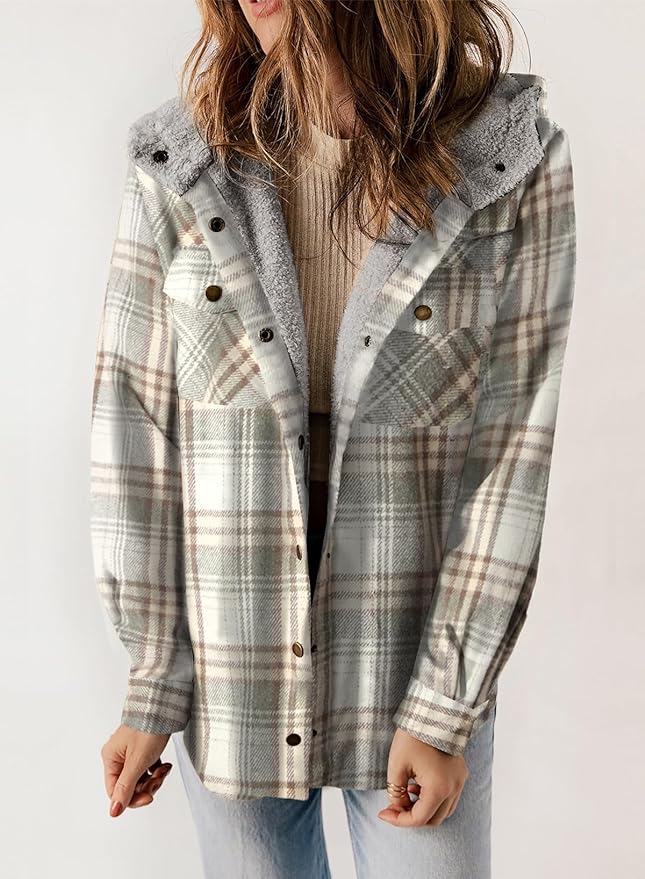 Drune | Kariertes Futter Hemdjacke