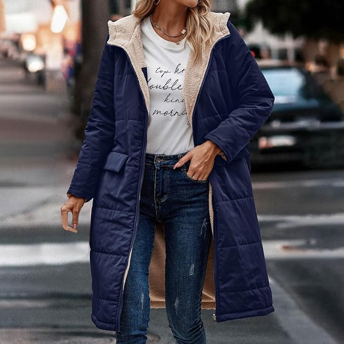 Drune | Jack für Damen - halblanges Jacke mit Kapuze