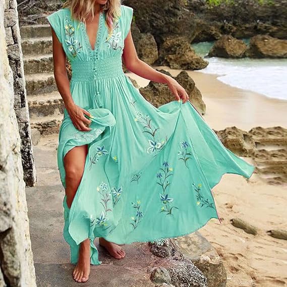 Drune | Boho Kleid Mit Stickereien Für Einen Traumhaften Sommerlook