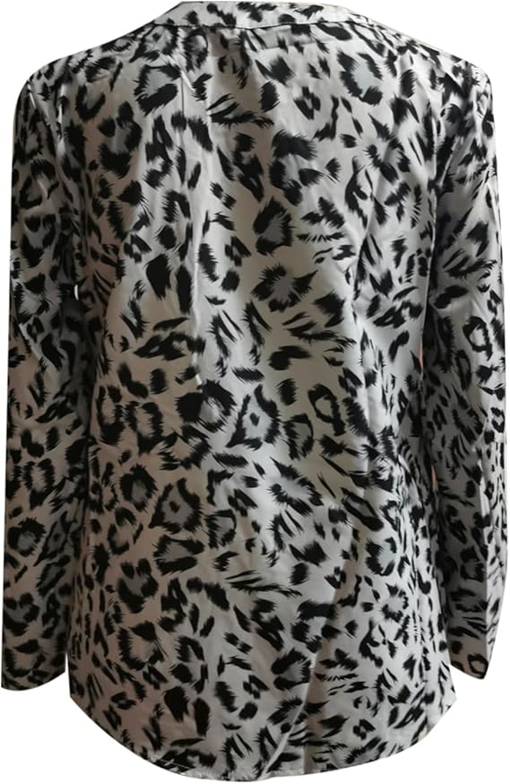Drune |  Trendige Bluse im Leo-Muster