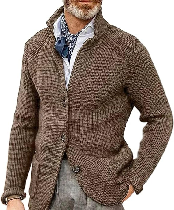 Drune | Herren Freizeitjacke mit Knöpfen - Lange Ärmel