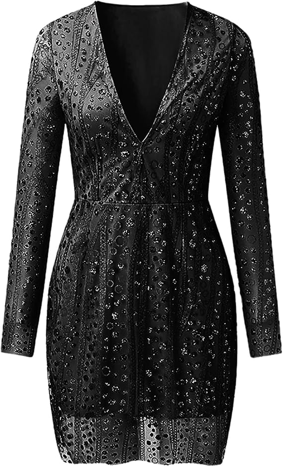 Drune | Glamouröse Pailletten Kleid