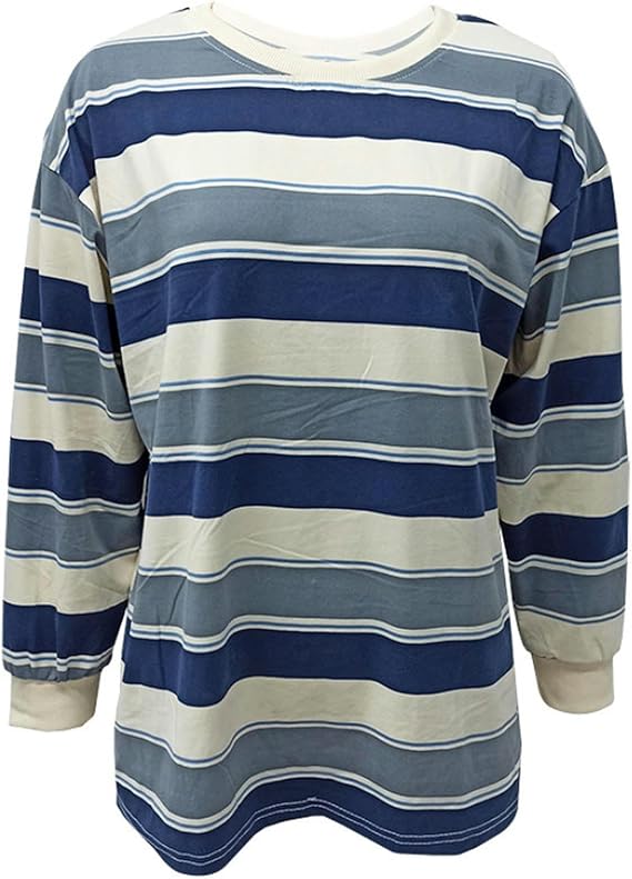 Drune | Vintage Langarmgestreifter Pullover