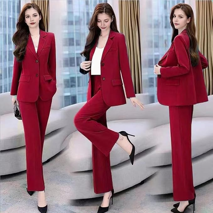 Drune | Eleganter Hosenanzug mit tailliertem Blazer
