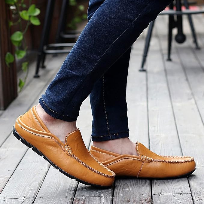 Herren-Loafer aus echtem Leder Drune