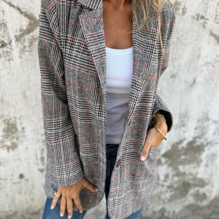 Drune | Karierter Blazer Im Übergroße Look