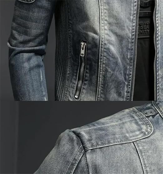 Drune | Herren Stehkragenjacke - Mit Reißverschluss