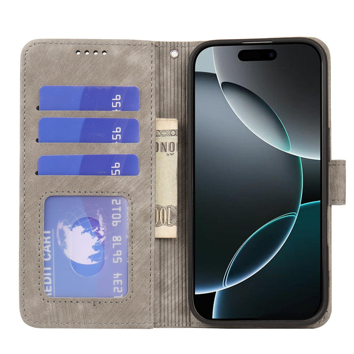 Drune | Apple kleine runde Schnalle Flip Handyhülle