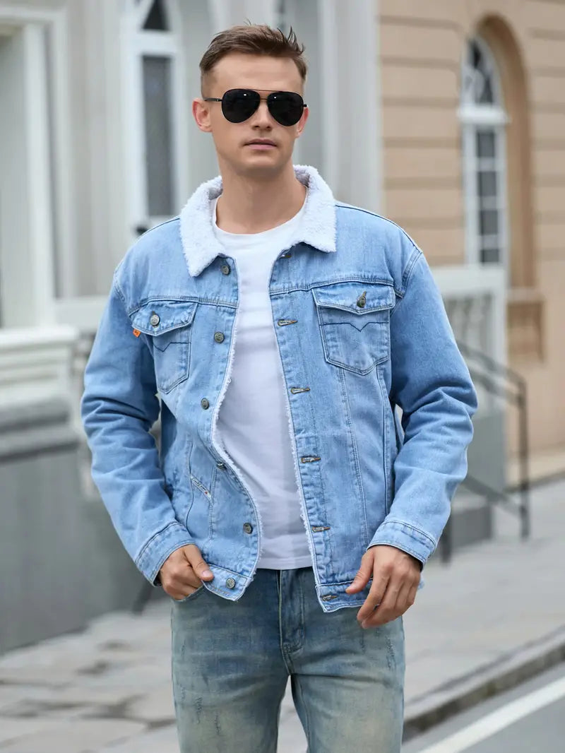 Drune | Jeansjacke Casual für Herren