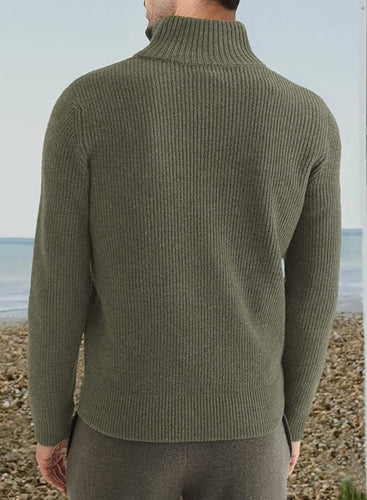 Drune | Stylischer Zipper Pullover für Herren (italienisches Design)