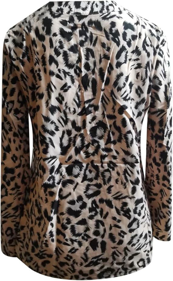 Drune |  Trendige Bluse im Leo-Muster