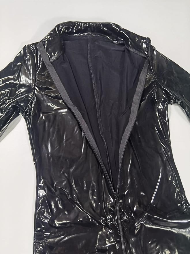 Drune | Frau Vinyl Schwarz Glänzend Ultra Glamour