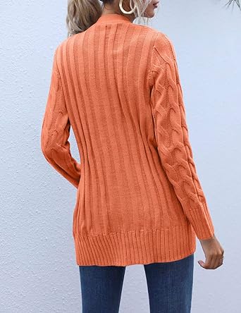 Drune | Langärmeliger Pullover Aus Zopfstrick