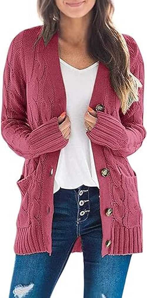 Drune | Warme Wollstrickjacke für Jeden Tag
