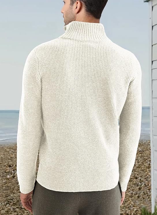 Drune | Stylischer Zipper Pullover für Herren (italienisches Design)