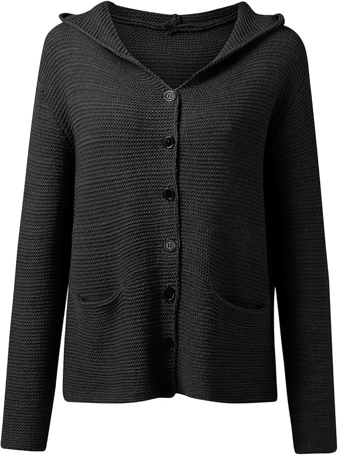Drune | Vintage Kapuzenstrickmantel