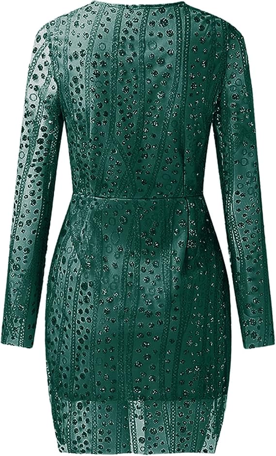 Drune | Glamouröse Pailletten Kleid