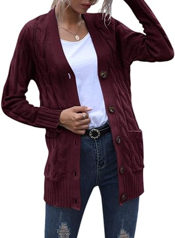 Drune | Warme Wollstrickjacke