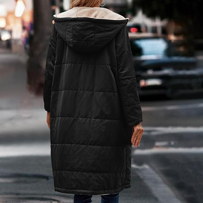 Drune | Jack für Damen - halblanges Jacke mit Kapuze