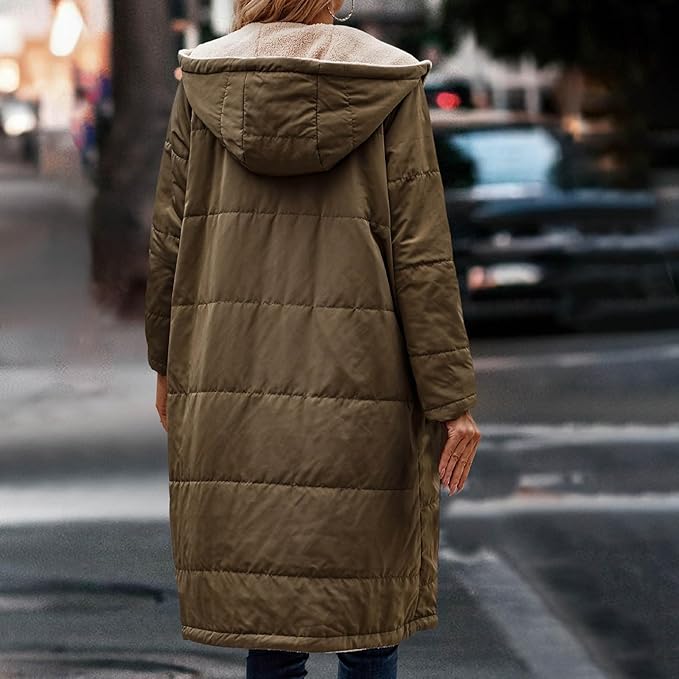 Drune | Jack für Damen - halblanges Jacke mit Kapuze