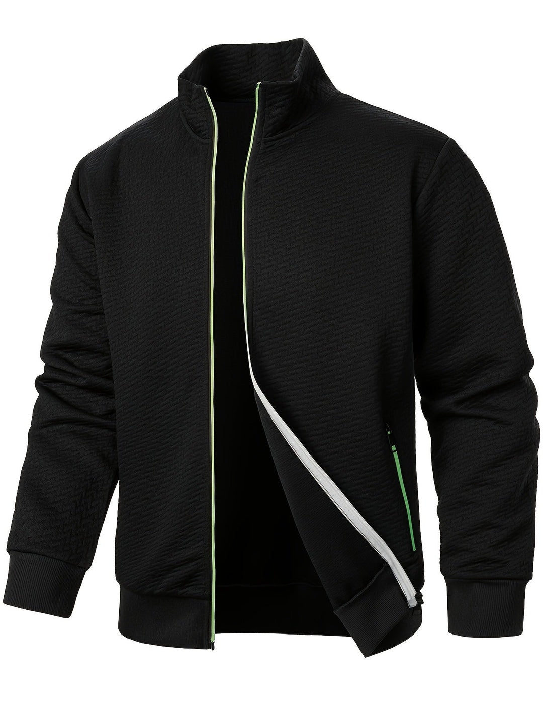 Drune | Leichtgewicht Jacke mit Strukturmuster Polyester Komfort und Stil