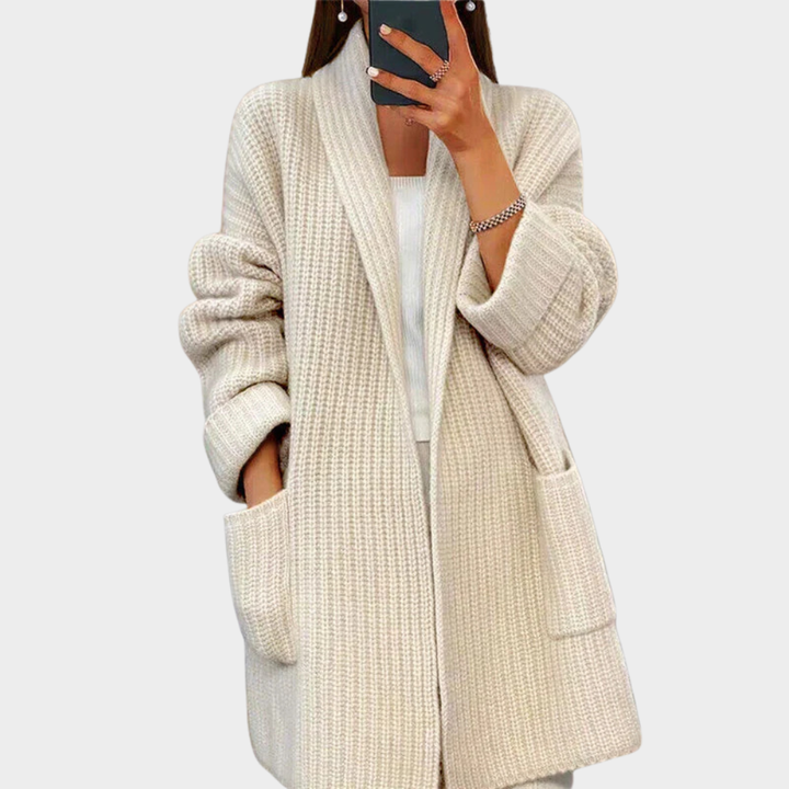 Drune | gestrickter Woll-Cardigan-Pullover