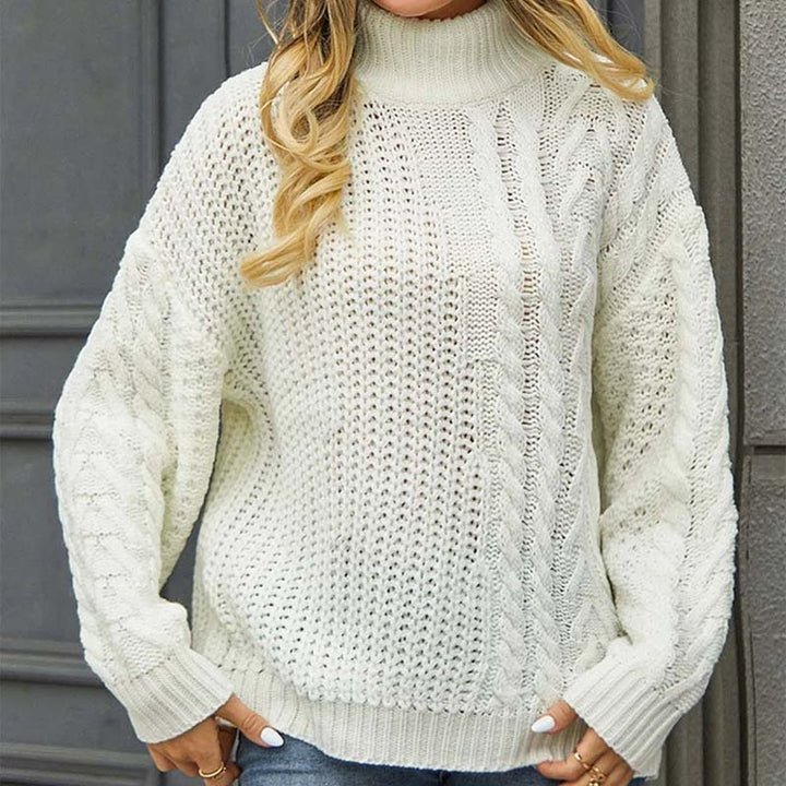 Drune | Zopfmuster Strickpullover im Klassischen Design