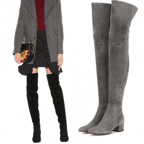 Drune | Stiefel Für Damen - Quadratischer Absatz