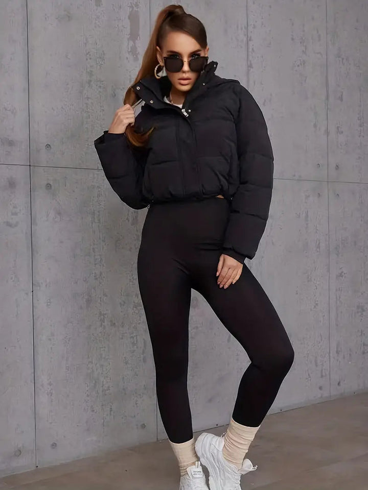 Drune | Gekürzte Puffer Winterjacke für Damen