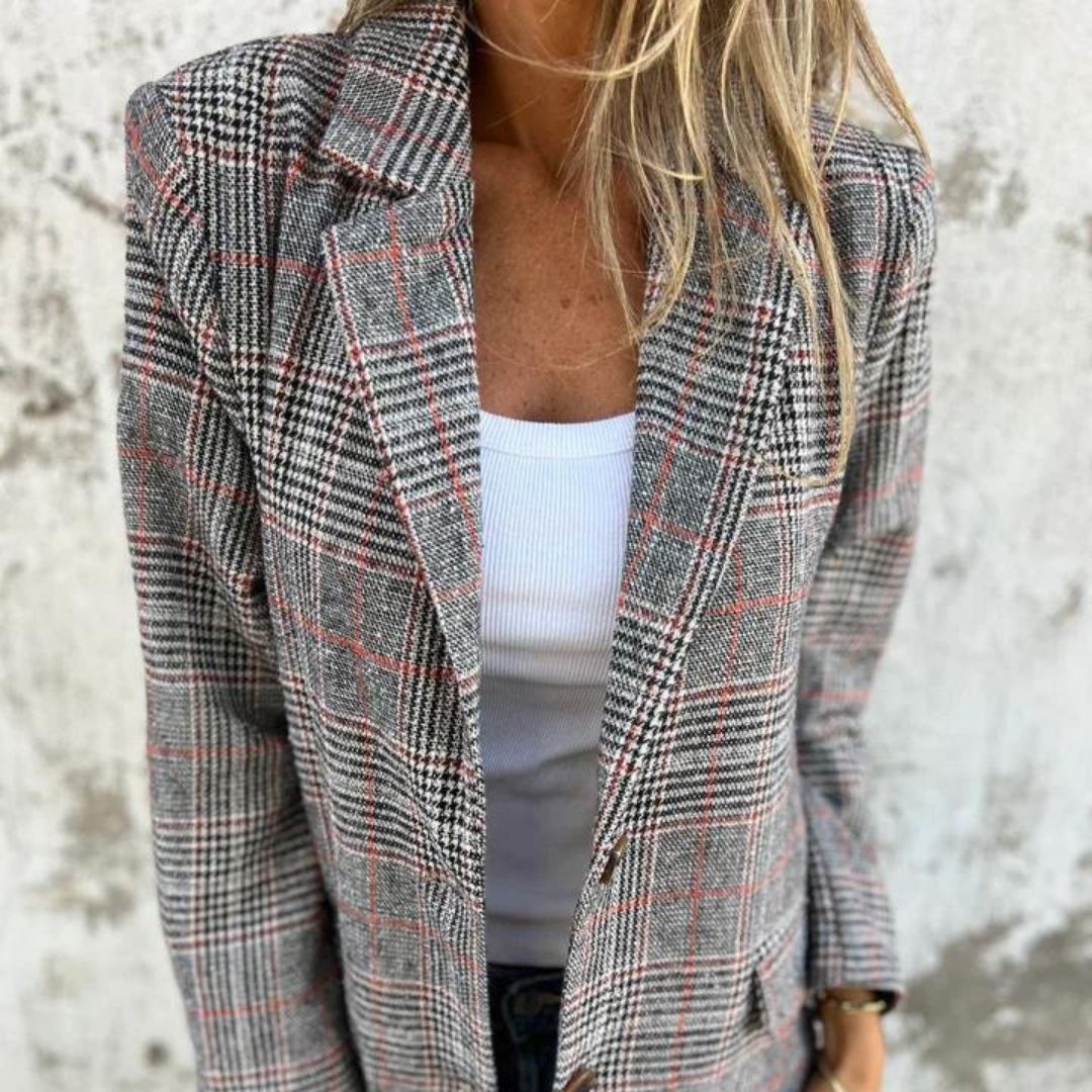 Drune | Karierter Blazer Im Übergroße Look