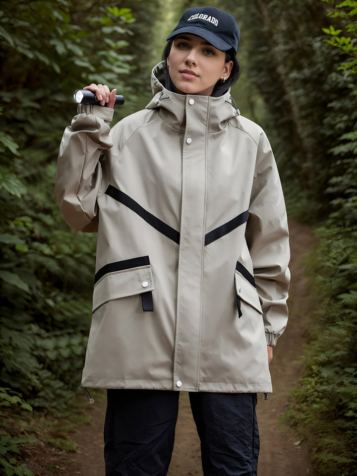 Drune | Leichte Wasserdichte Jacke mit Kapuze