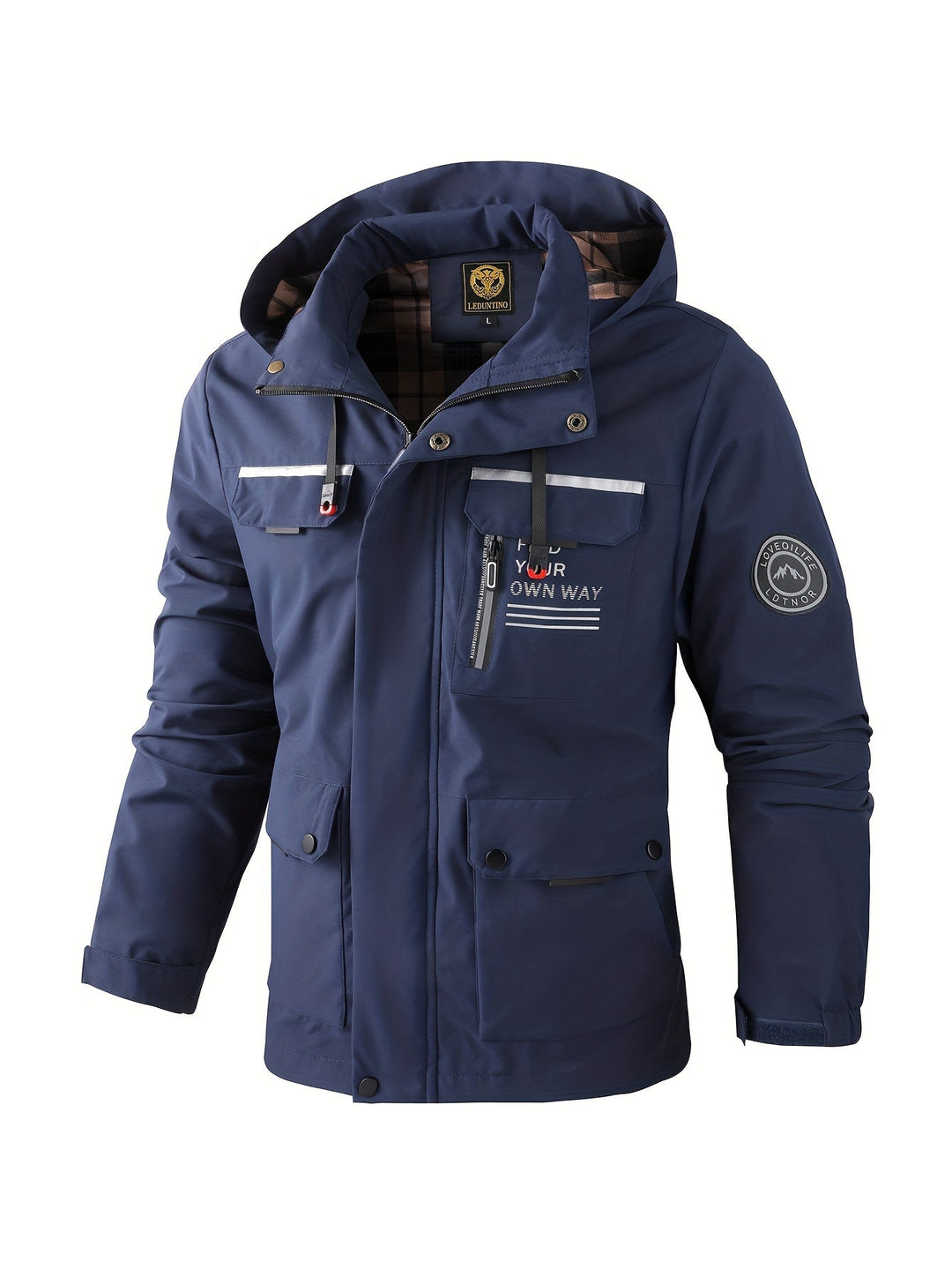 Drune | Herren Kapuzen Utility Jacke