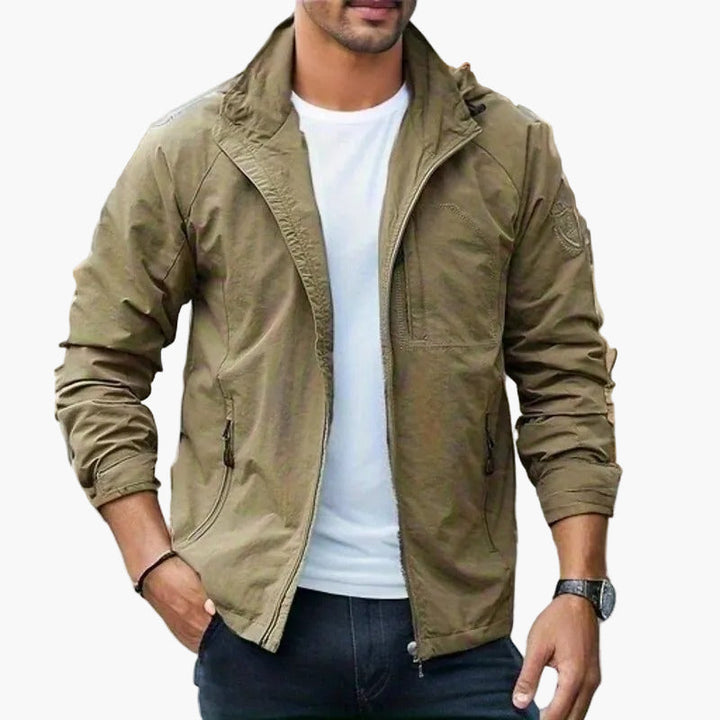 Drune | Cargo Sommerjacke Wasserdicht Atmungsaktiv Freizeit Outdoorjacke
