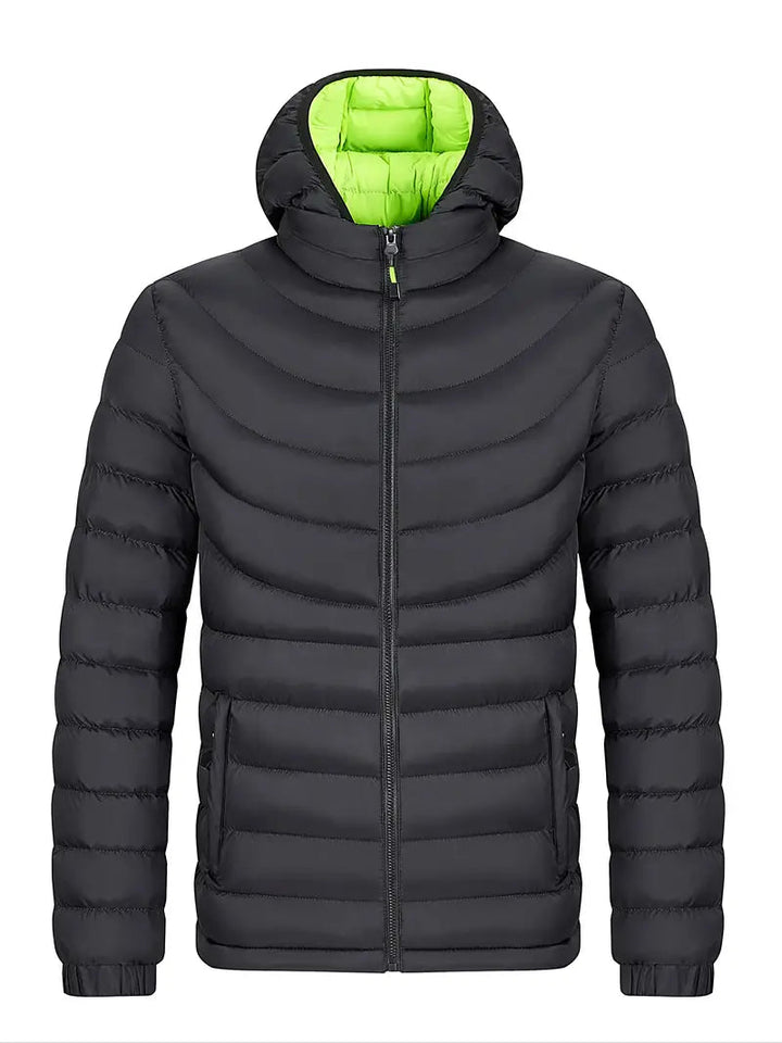 Drune | Herrenjacke mit Hohem Kragen Gefüttert für Herbst und Winter