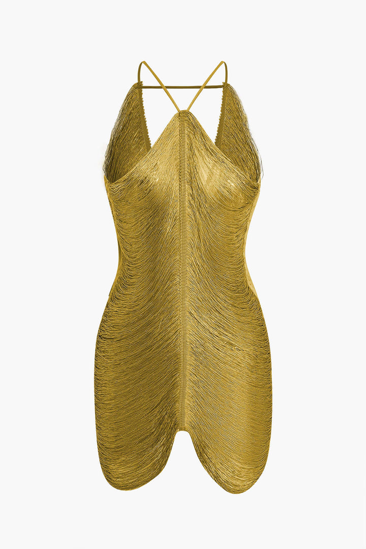 Drune | V-Ausschnitt Cami Minikleid