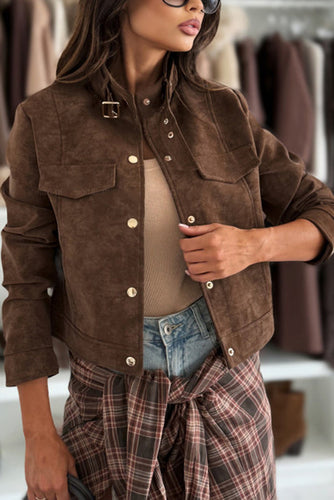 Drune | langärmelige Freizeitjacke mit Knöpfen