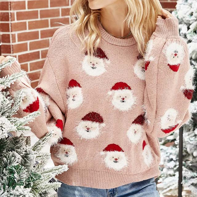 Drune | Weihnachtlicher Strickpullover mit Rentiermotiv