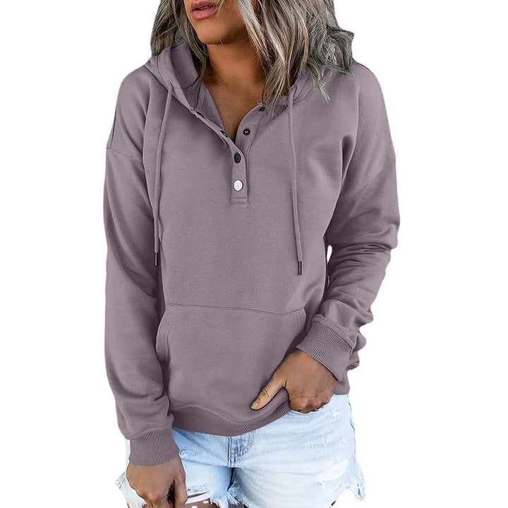 Drune | Damen Hoodie aus Wolle mit Knopf