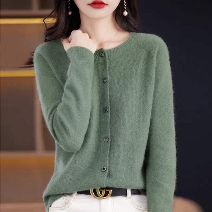 Drune | Klassische Wollstrickjacke