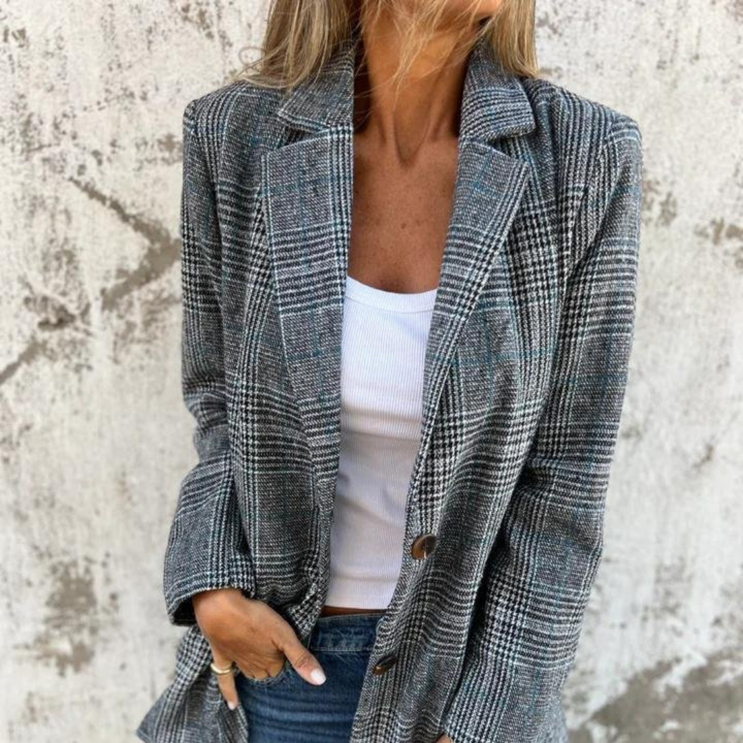 Drune | Karierter Blazer Im Übergroße Look