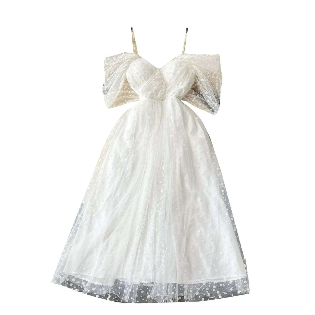 Drune | Weißes Kleid Luxus französisch